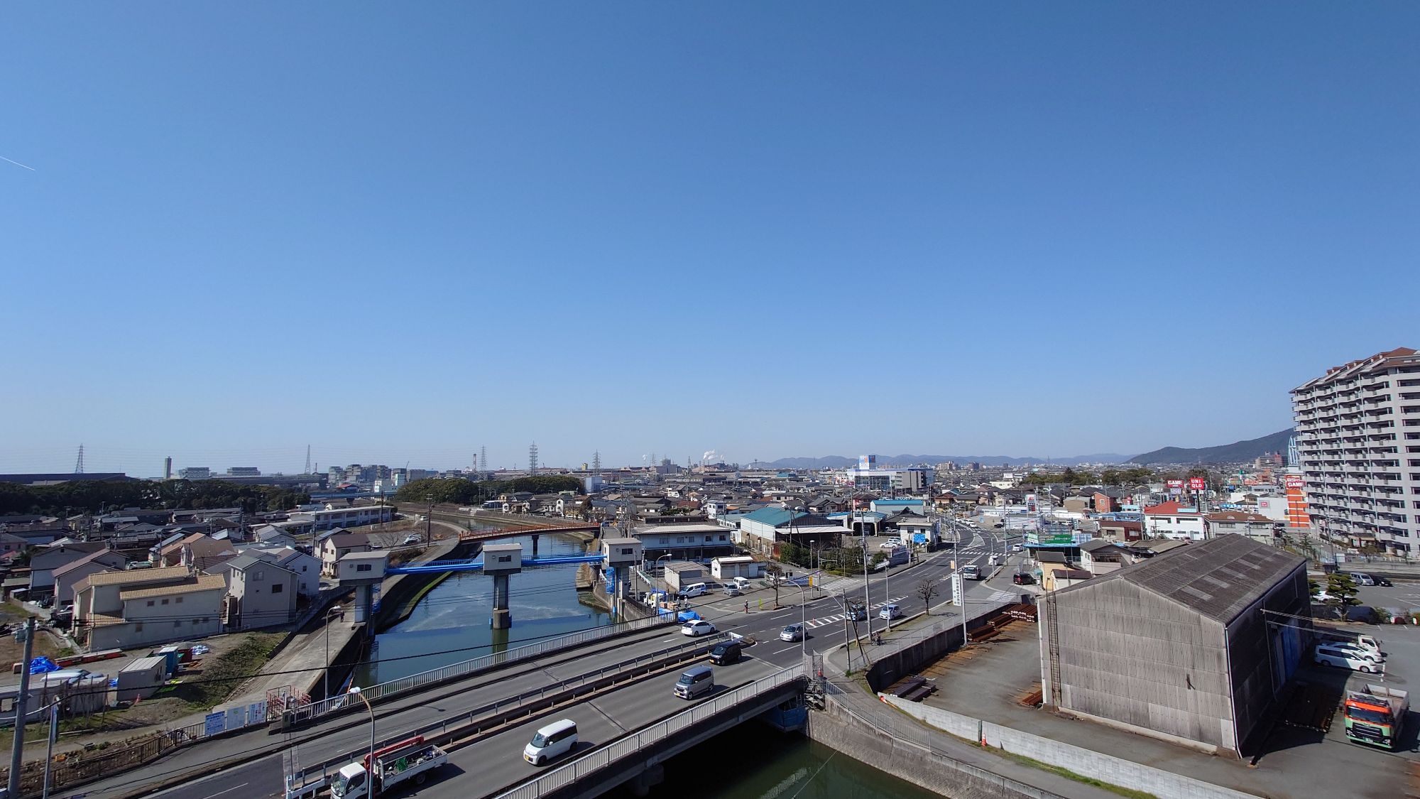 飾磨町並み
