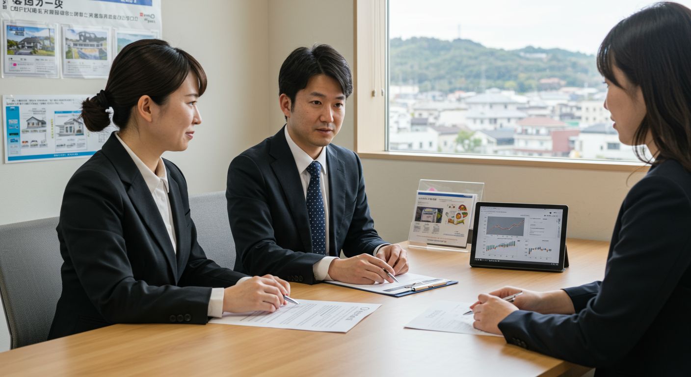 相談する人達