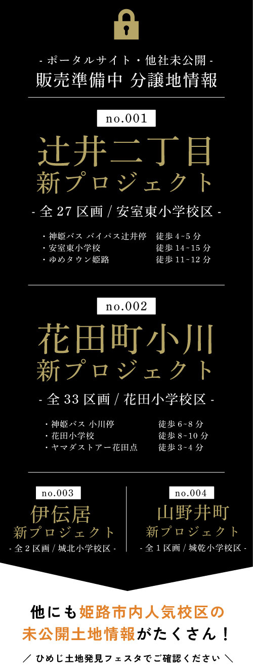 未公開土地一覧