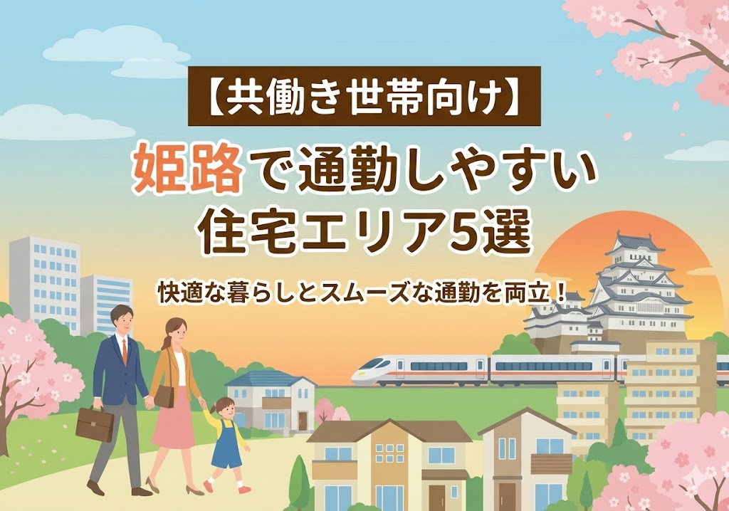 共働き世帯向け　姫路で通勤しやすい住宅エリア5選